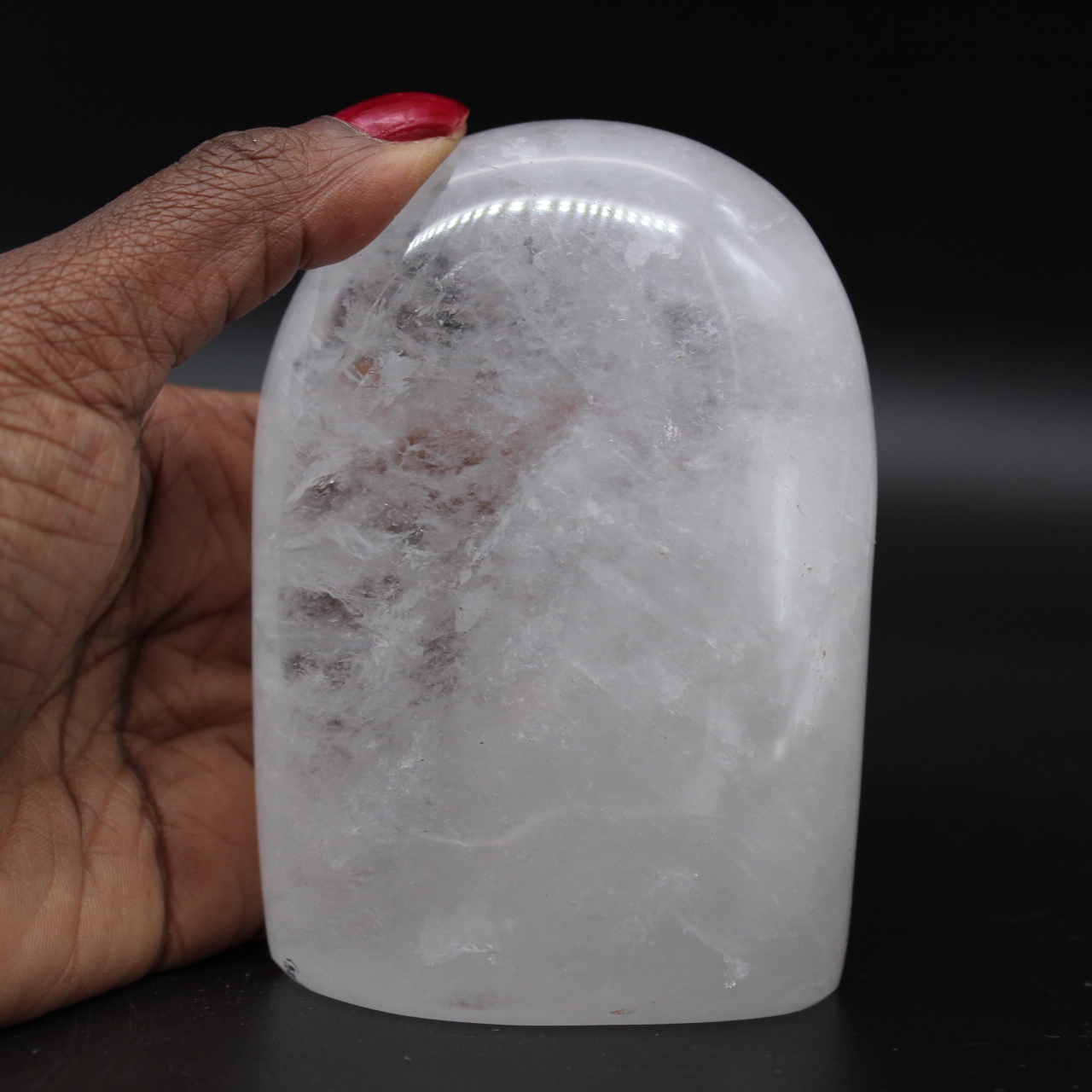 Quartz cristal naturel poli