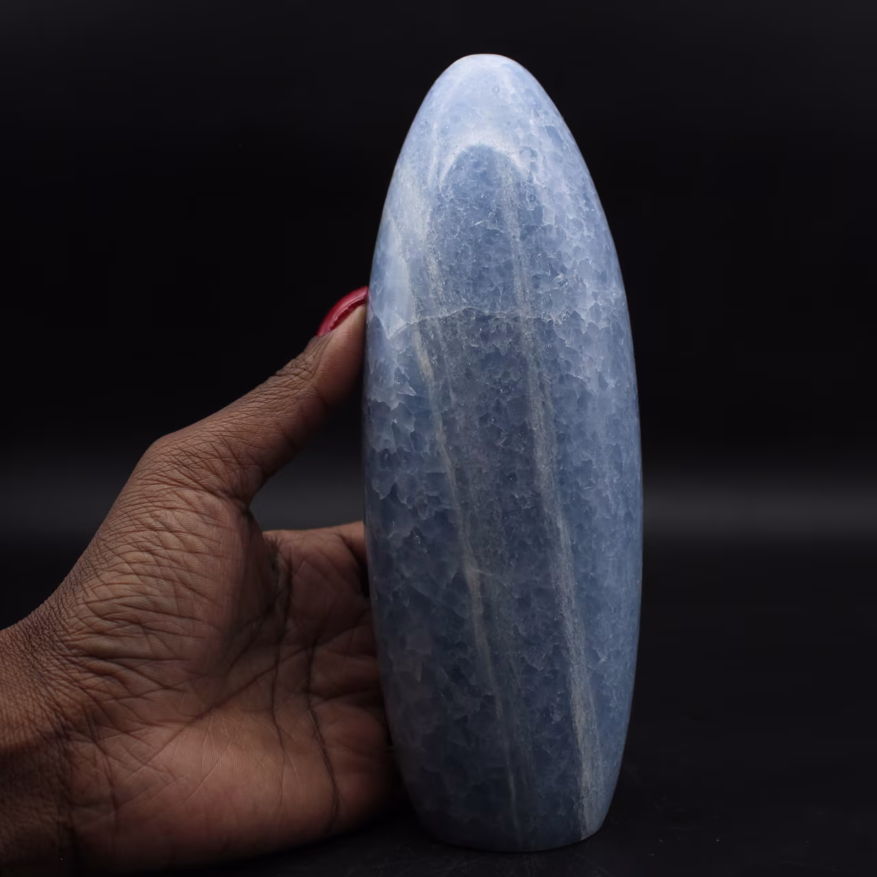 Forme libre de Calcite bleue
