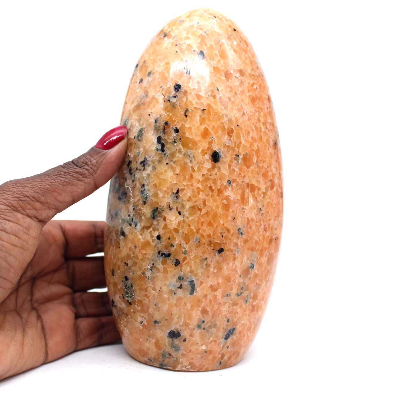 Roche en calcite orange