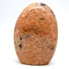 Roche polie en calcite orange - 0
