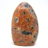 Pierre de calcite orange polie - 0