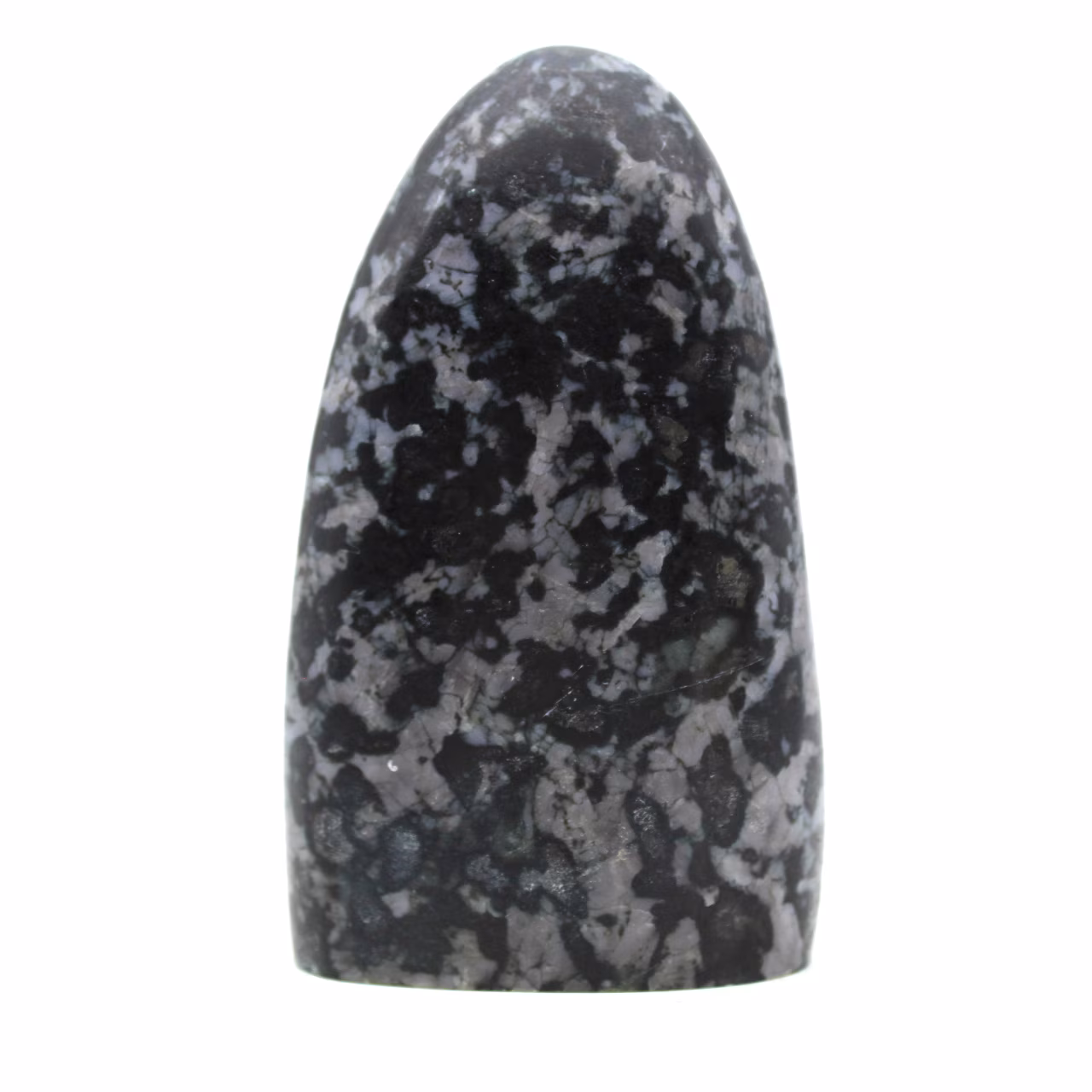 Roche en gabbro indigo naturel