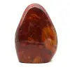 Forme libre polie en jaspe rouge - 0
