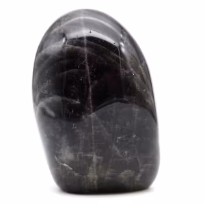 Pierre polie en quartz fumé