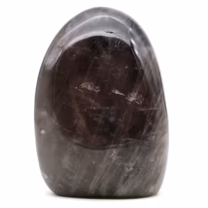Roche polie en quartz fumé