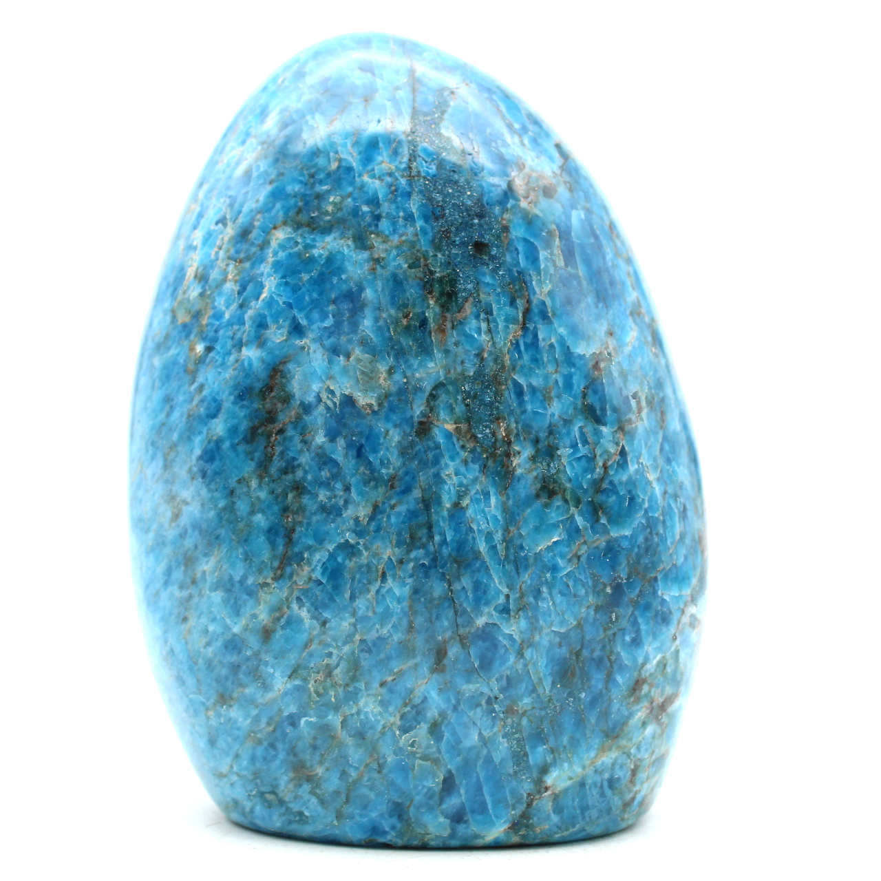 Pierre d'apatite bleue