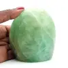 Roche polie en fluorite verte - 0