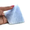 Pyramide en calcite bleue - 0