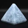 Pyramide en calcite bleue - 1