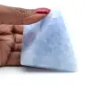 Pyramide en calcite bleue - 0