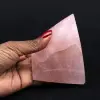 Pyramide en quartz rose - 0