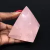 Pyramide en quartz rose - 0