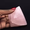Pyramide en quartz rose