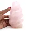 Flamme en quartz rose - 0