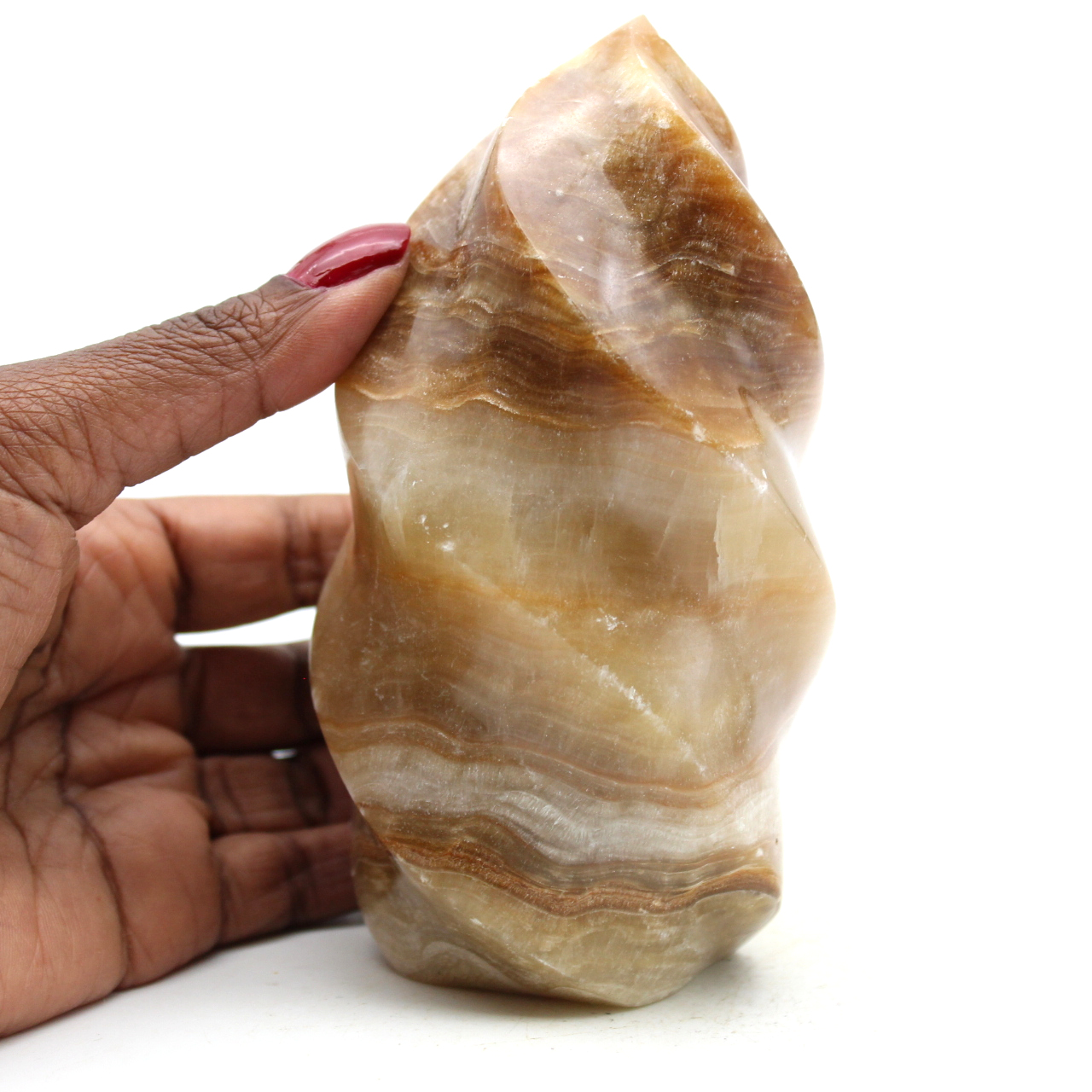 Flamme en agate