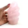 Flamme en quartz rose - 0