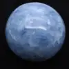Sphère en calcite bleue - 0