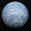 Sphère en calcite bleue - 0