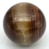 Sphère en calcite marron - 0