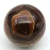 Sphère en calcite marron - 0