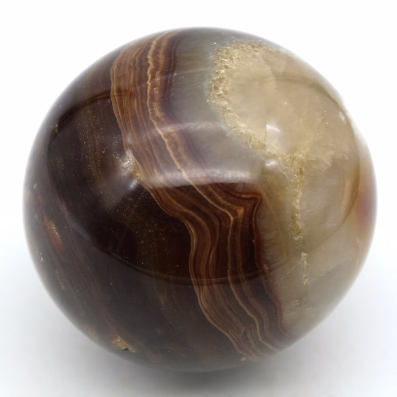 Sphère en agate