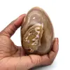 Oeuf minéral en agate - 0