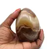Oeuf minéral en agate - 0