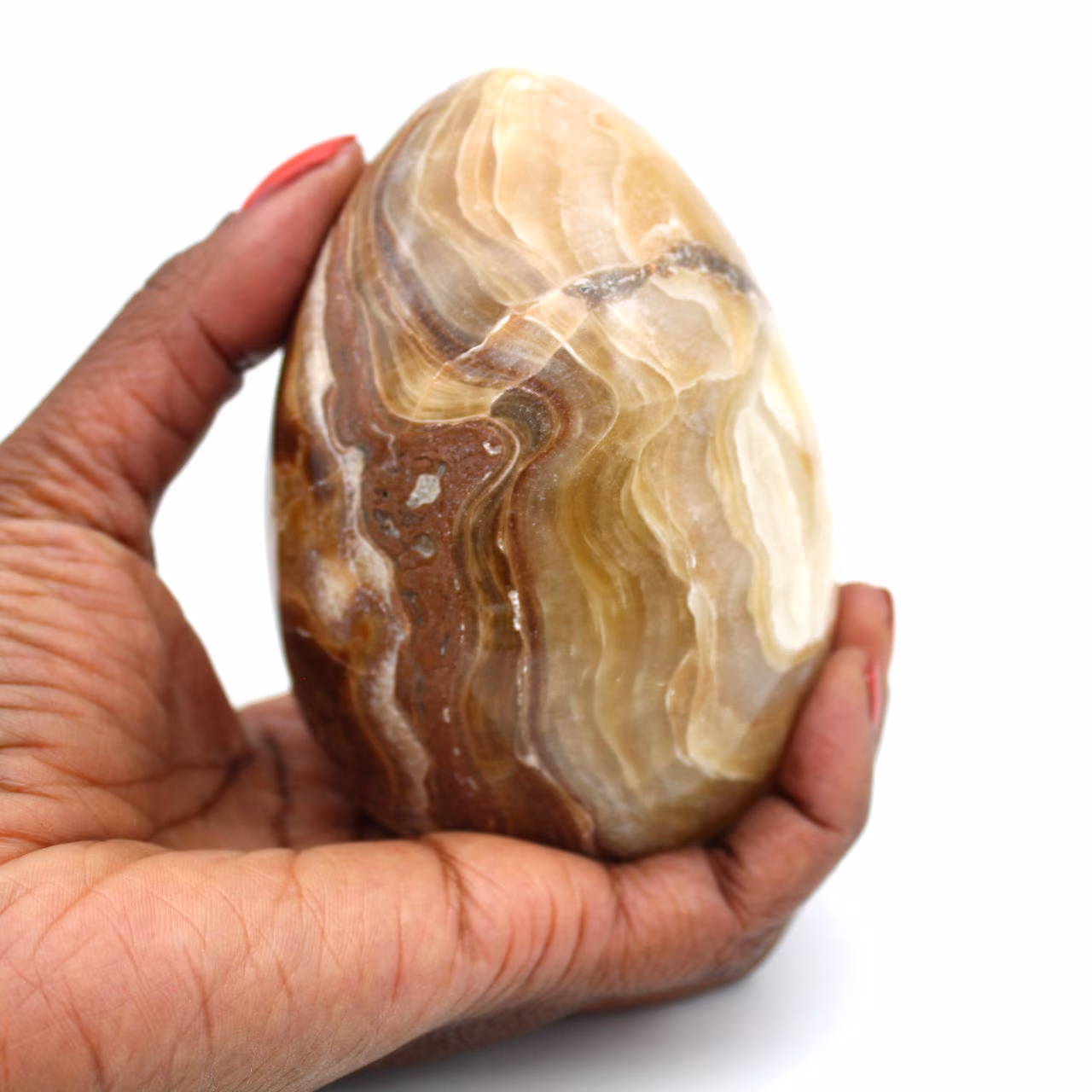 Oeuf minéral en agate