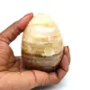 Oeuf minéral en agate - 0