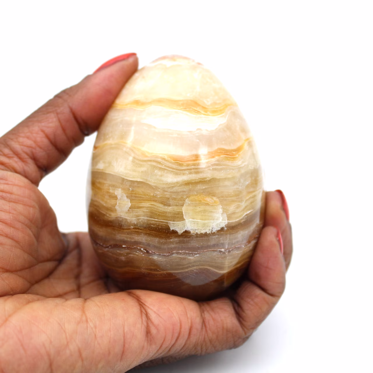 Oeuf minéral en agate