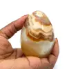 Oeuf minéral en agate - 0