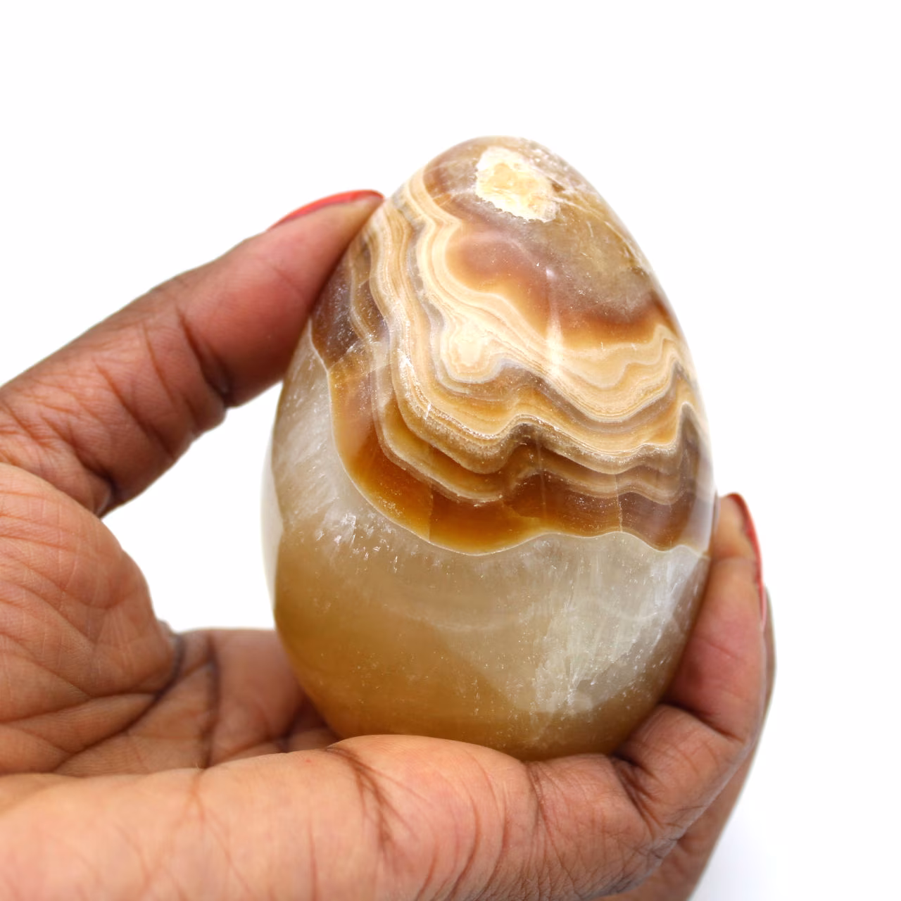 Oeuf minéral en agate