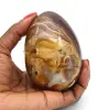 Oeuf minéral en agate - 0