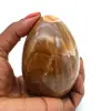 Oeuf minéral en agate - 0