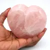 Coeur en quartz rose - 0