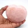 Coeur en quartz rose - 0