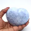 Coeur en calcite bleue - 0