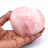 Coeur en quartz rose