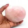 Coeur en quartz rose - 0
