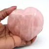 Coeur en quartz rose - 0