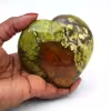 Coeur en opale verte