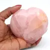 Coeur en quartz rose - 0