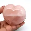 Coeur en quartz rose - 0