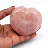 Coeur en quartz rose