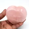 Coeur en quartz rose - 0
