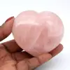 Coeur en quartz rose - 0