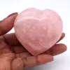 Coeur en quartz rose