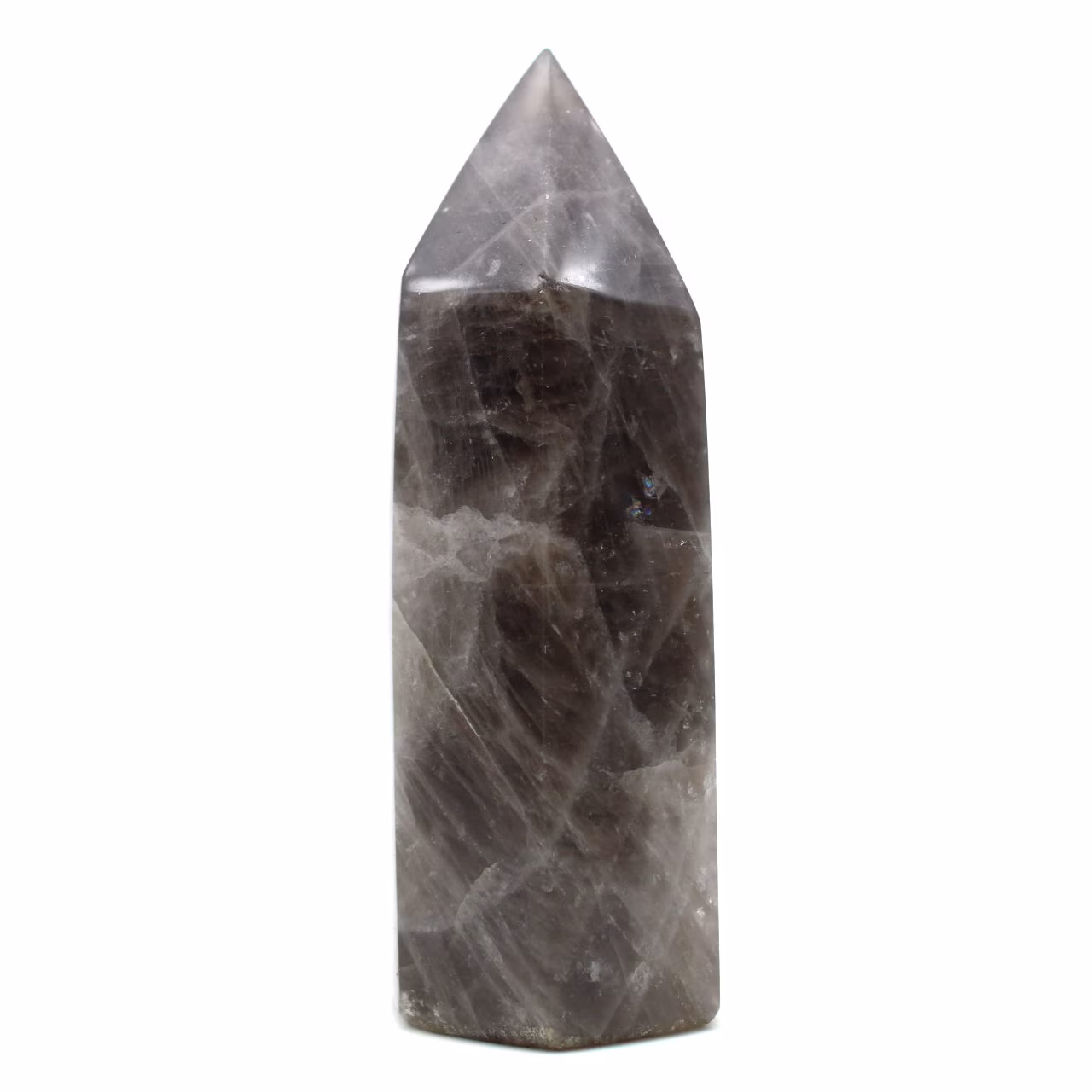 Prisme quartz fumé à poser
