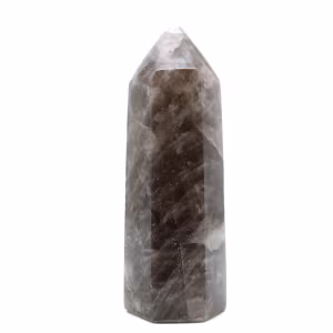 Prisme quartz fumé poli