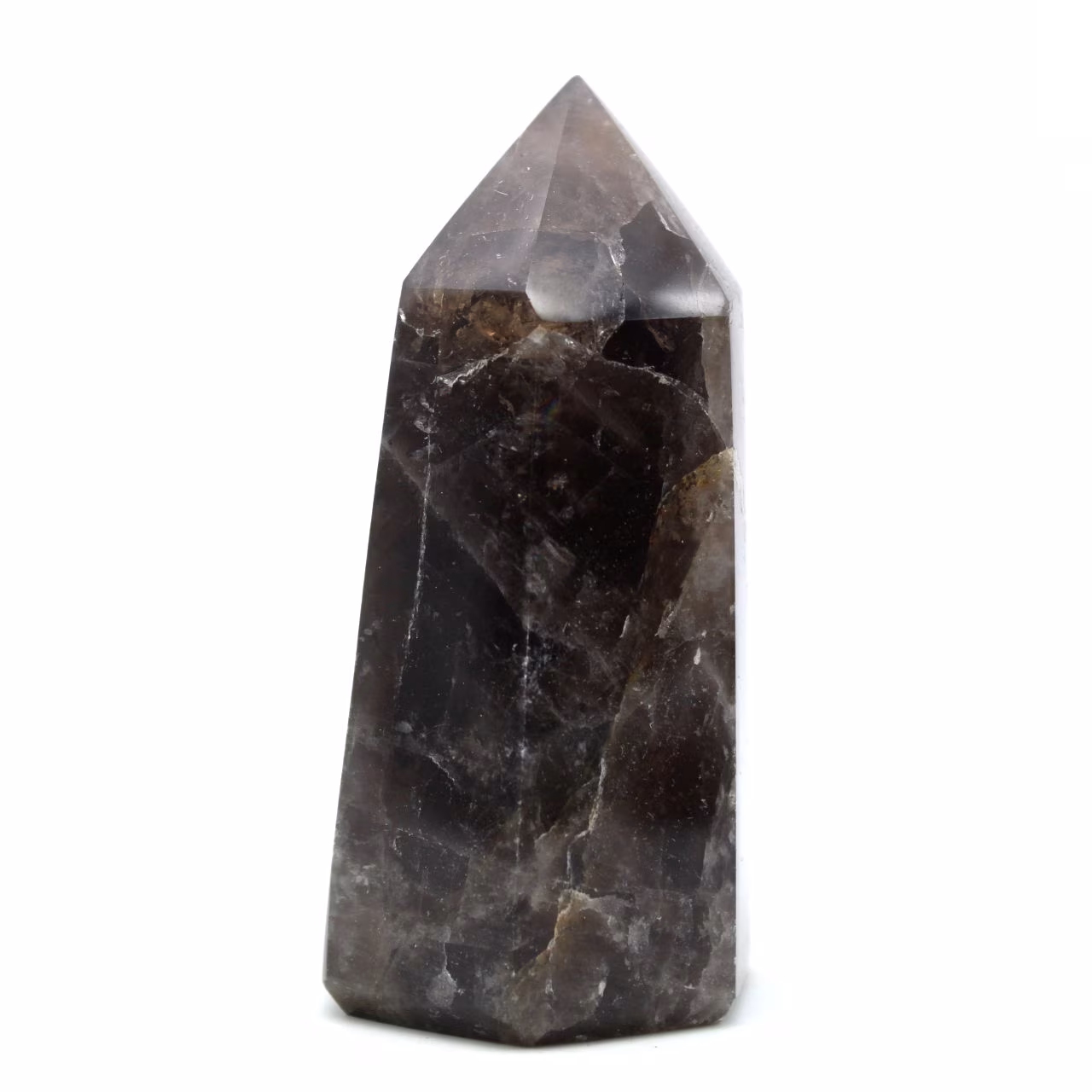 Prisme en Quartz fumé naturel